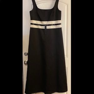 David’s Bridal Black White dress